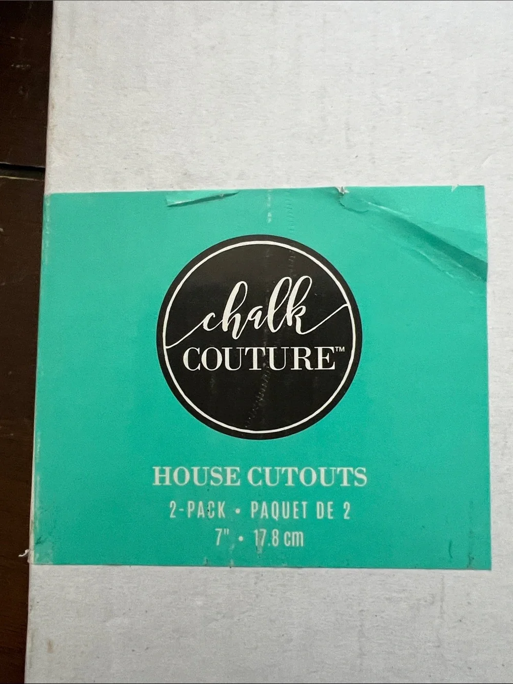 Chalk Couture House Cutouts Blanks 2-Pack NIB